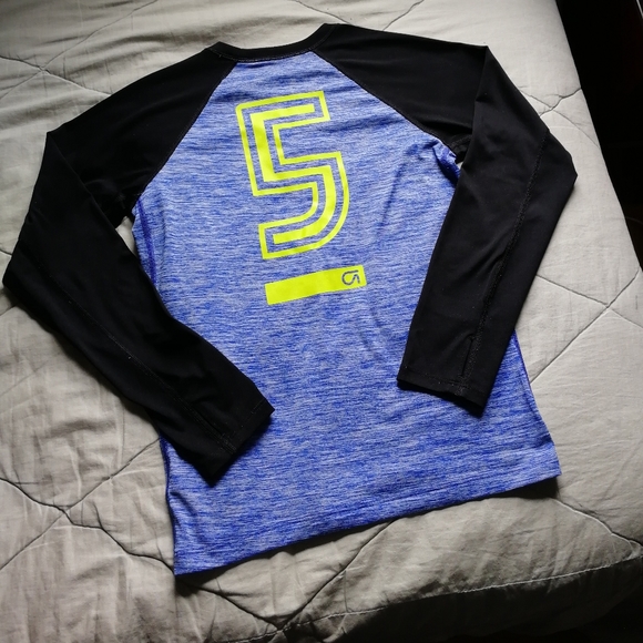 Gap Kids Gap Fit Dry Baseball Tee Long Sleeve Large Boys - Picture 5 of 9